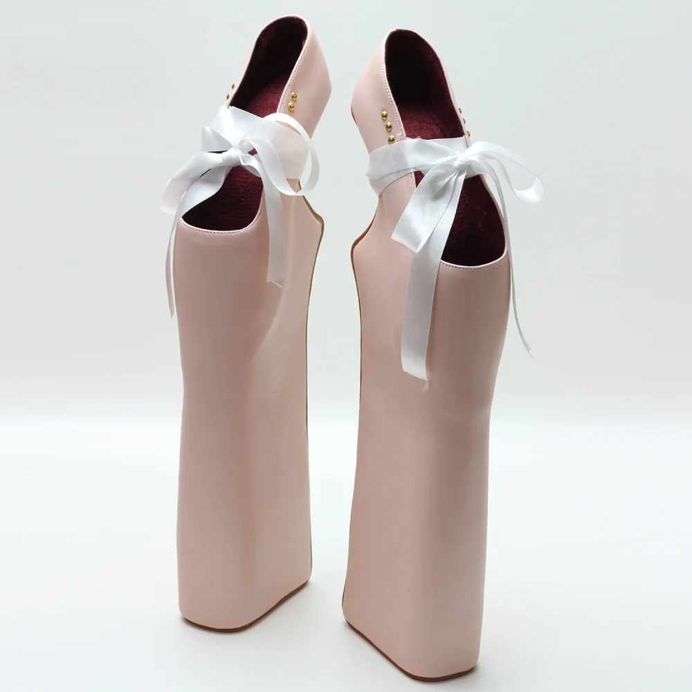 JIALUOWEI Custom  High Heels New Pink High Platform Ballet Shoes Size36-46