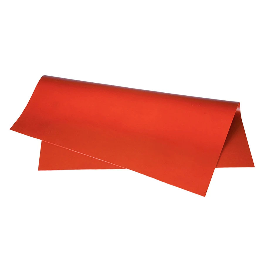 

500X500MM Red Silicone Rubber Sheet 1MM 2MM 3MM 4MM 5MM Rubber Plate Mat High Temperature Resistance Silikon Rubber Mat