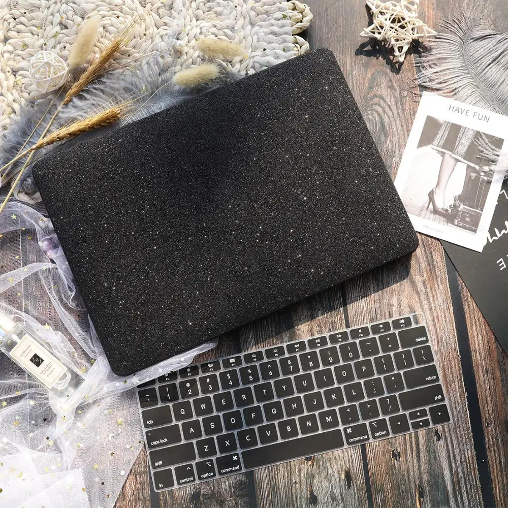 Imagem -03 - Bling para Macbook Air Pro Shell Rígido de Plástico Pele Protetora da Tampa do Teclado 13 A2338 A23372023 Air 11 133 Case