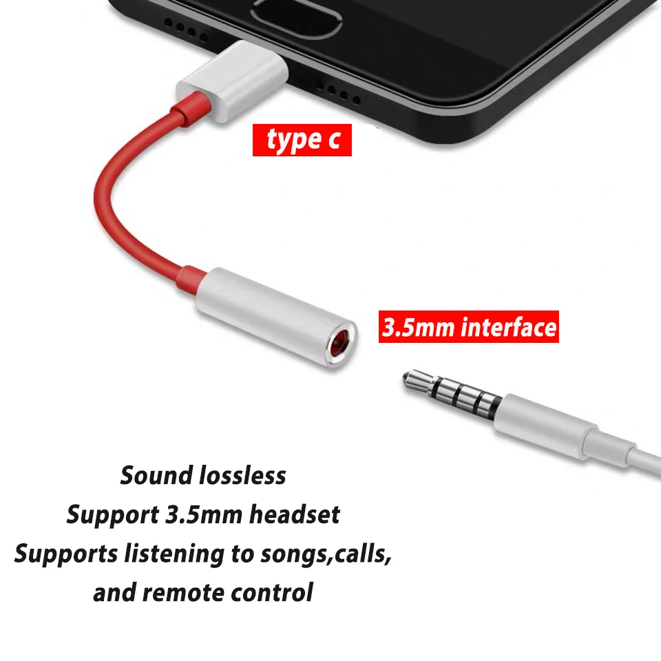 For Oneplus Usb Type C To 3 5 MM Jack Audio Cable One Plus 10T 10 Pro Nord 2T 5G 9 Oppo Realme Usbc Jack Aux Headphone Adapter