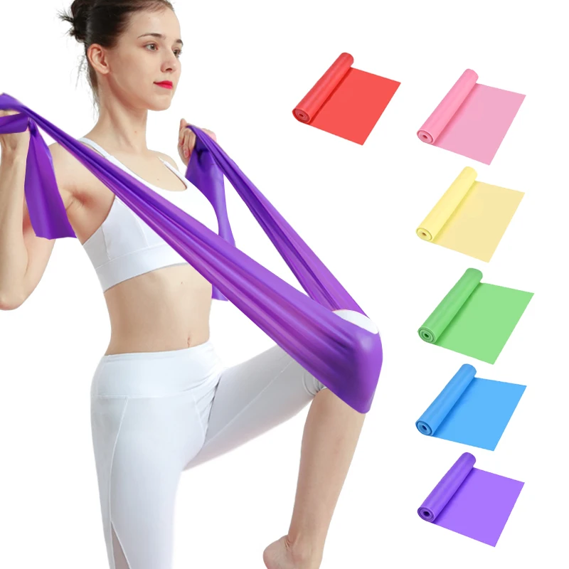 Fitness Rubber Bands Yoga Sport Resistance Bands Gym Elastic Bandage Exercise At Home Fitness Equipment Training Expander Unisex