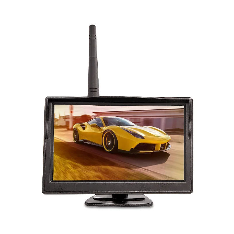 

5INCH IR Rear View Camera Truck High Definition Vehicle IPS Monitor Sunshade For Car Bus