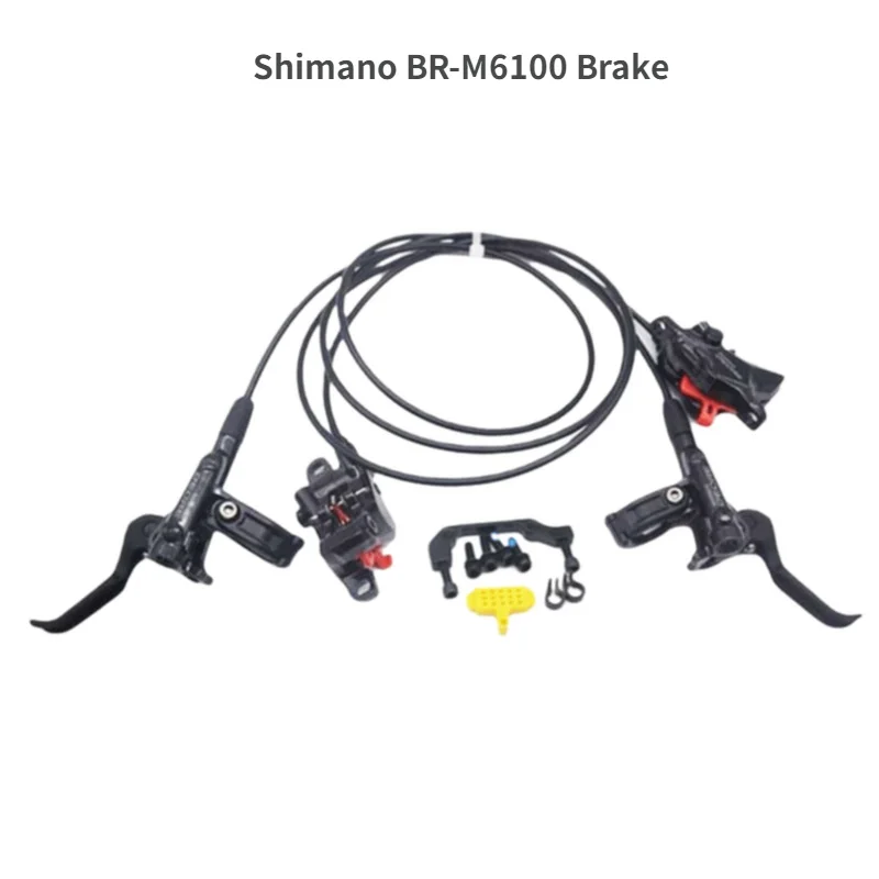 SHIMANO DEORE M6100 M6120 Brake Mountain Bikes Hidraulic Disc Brake BR BL M6100 M6120 DEORE Brake Left & Right