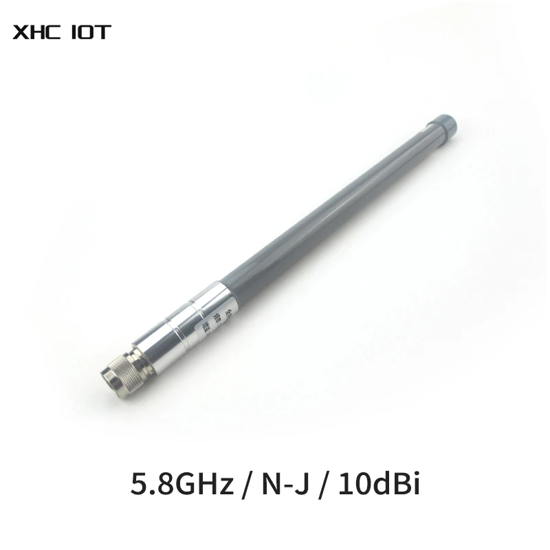 5,8-GHz-WLAN-Antenne für den Außenbereich, N-J-Anschluss, hohe Verstärkung, 10 dBi, XHCIOT TX5800-BLG-35, wasserdichter Router-Modemantenne mit großer Reichweite