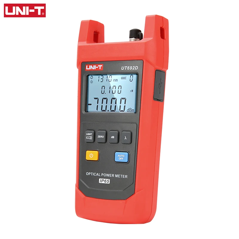 UNI-T Fiber Optic Tool Optical Power Meter Visual Fault Locator UT692 UT693 -70-10dBm -50-26dBm 10mW FC/SC/ST Connector