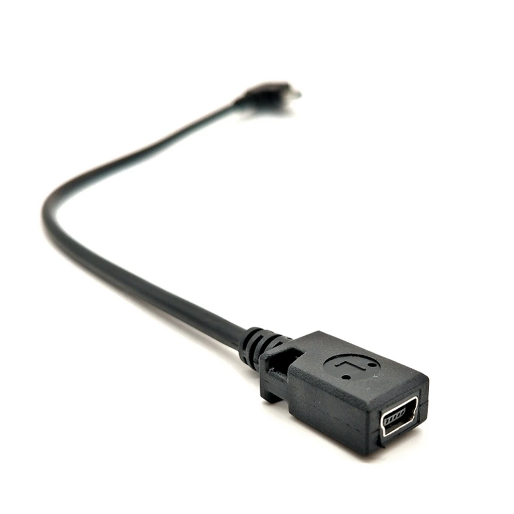 1 stücke Mini USB m kondnlichen weiblichen daten linie ellbogen 90 grad rechtwinklig collegamenti Mini 5P Usb Für MP3 estensione zara Lad