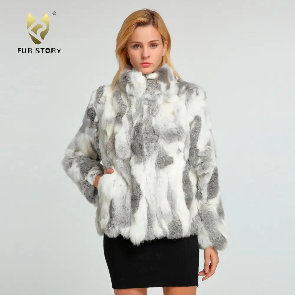 Women\'s coats Real Rabbit Fur Coat Winter Real Fur Jacket Color Optional women jacket womens spring jackets Fur Story FS151249