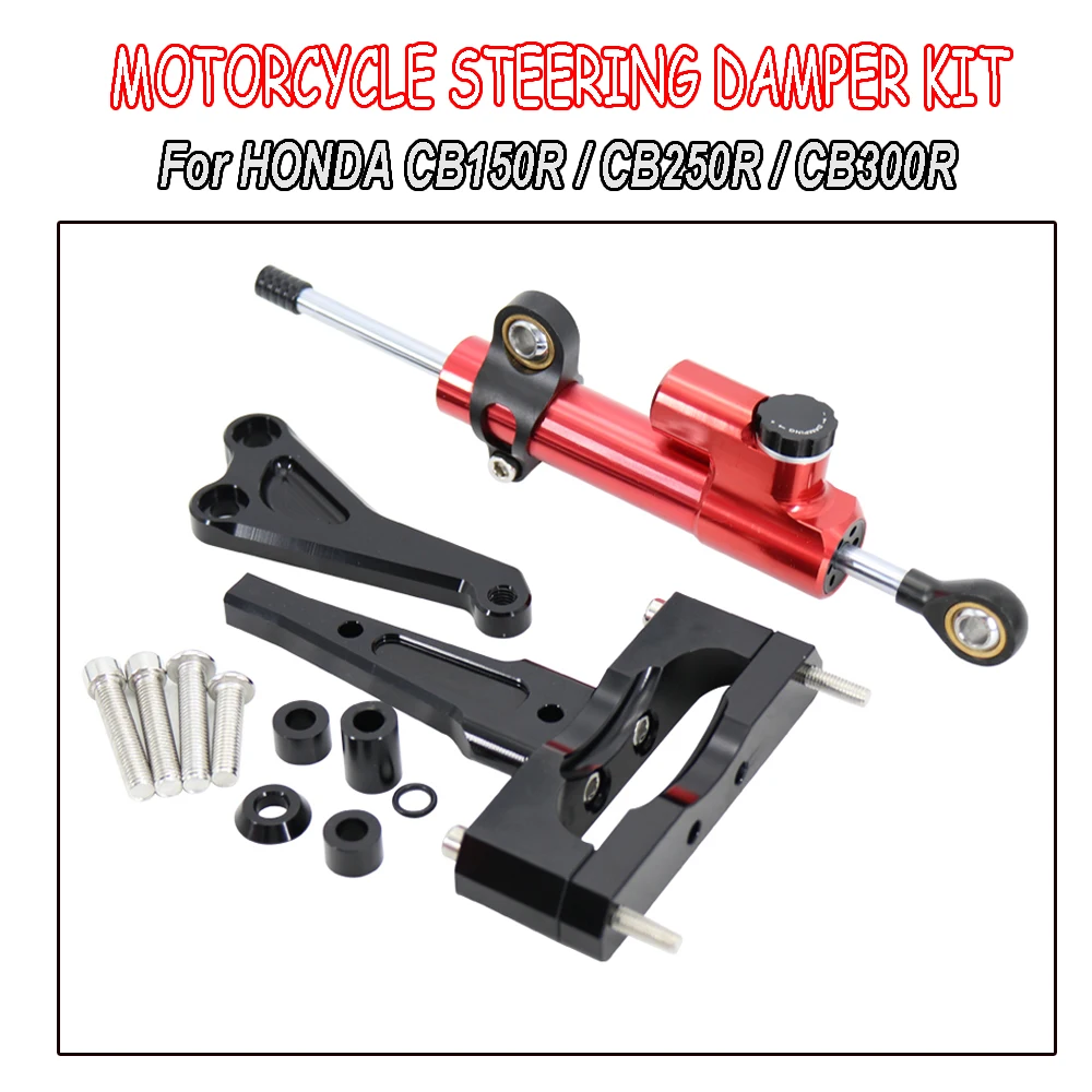 

\Motorcycle Accessories New Steering Stabilizer Damper Mounting Bracket Kit For HONDA CB150R CB 150 R 2018-2020