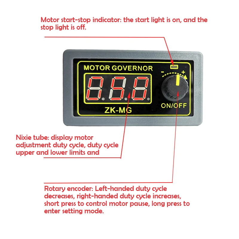 Ad alta Potenza PWM DC Regolatore di Velocità del Motore 12V24V Volt HA CONDOTTO LA Regolazione di Velocità di Regolazione Alimentazione Duty Cycle Frequenza Regolabile