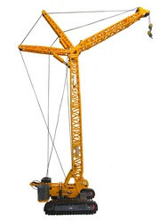 1:120 Scale Model Diecast Construction Machinery XCMG XGC 260 Tower Crane Model Craft Gift Collection 360 Degree Swing Yellow