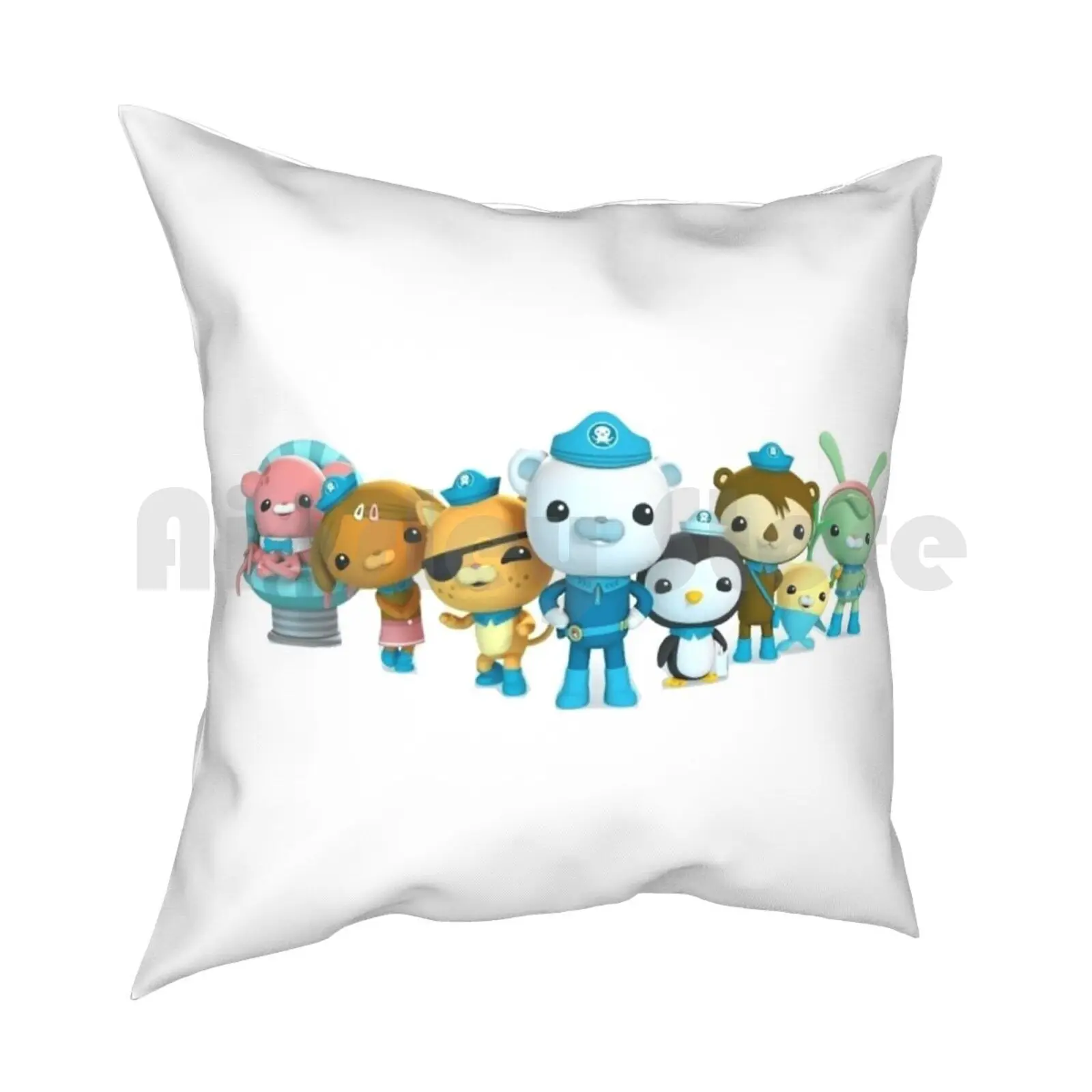 Kwazii From Octonauts Kids 2020 &Mask And Sticker Pillow Case Printed Home Soft DIY Pillow cover Kwazii Octonauts