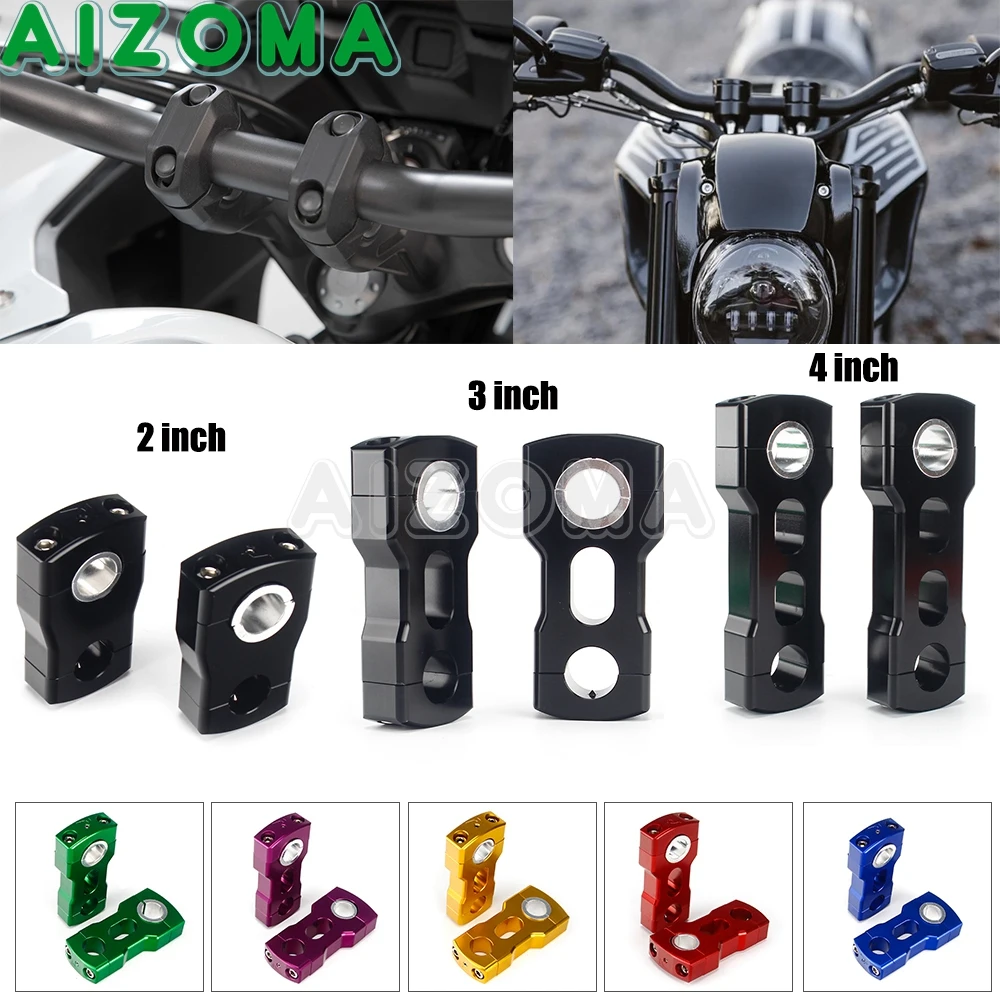 6 Color Motorcycle Handle Bar Riser 1 in For Arctic Cat Snowmobile 7/8