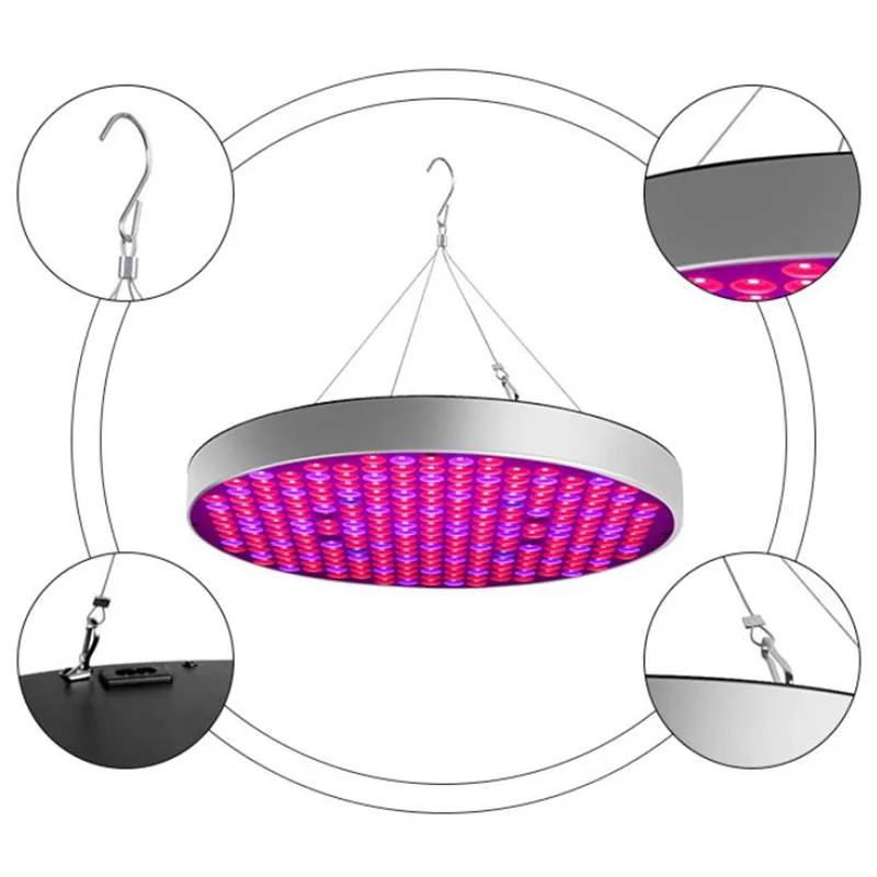 50W UFO LED grow Light tent box kit Phyto Lamp Full Spectrum Growing For indoor Greenhouse  flower fitolamp plant lamp Hydro