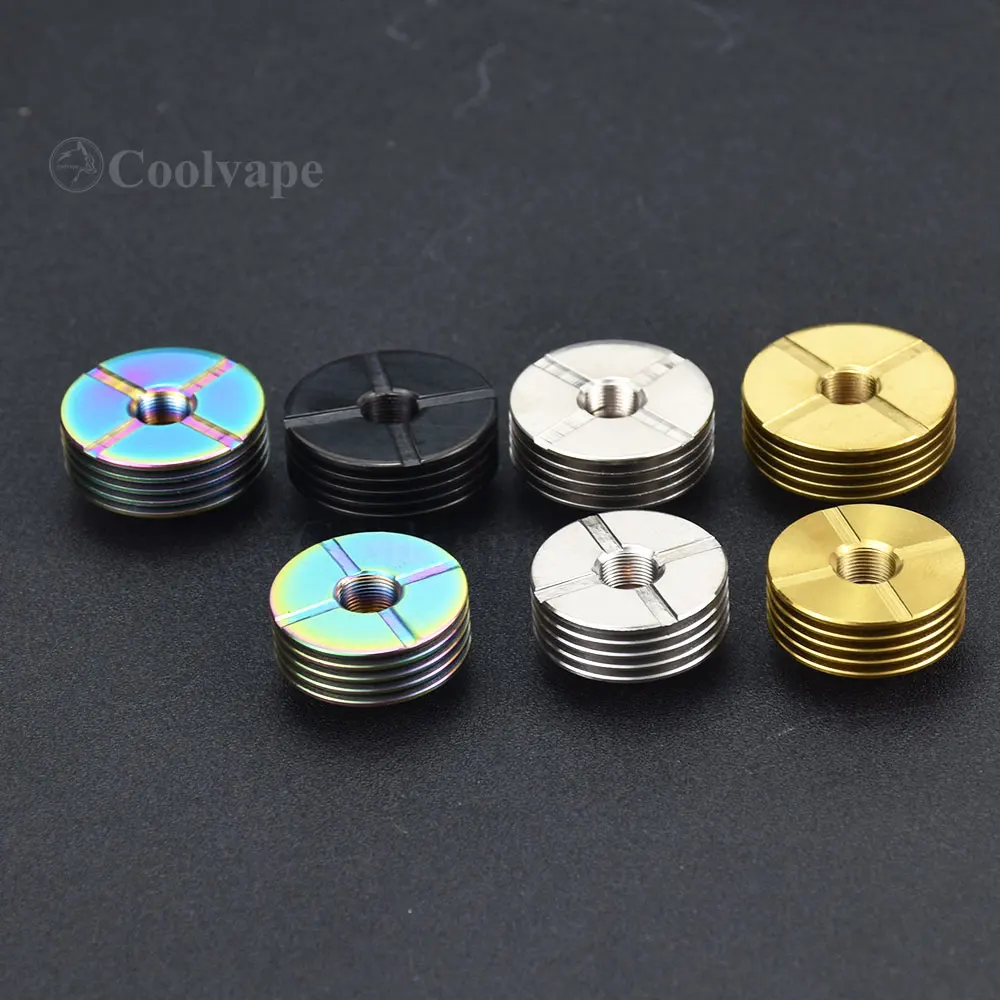 Metalen 510 Draad Adapter Koellichaam Metalen 22Mm/24Mm/25Mm E-Sigaret Accessoires Voor 510 Draad Rda Rta Rdta Vape Verstuiver