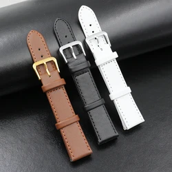 Watch strap Men&Women PU leather strap watch band Black Brown 12mm 14mm 16mm 18mm 20mm 22mm 24mm watch strap Relogio Masculino