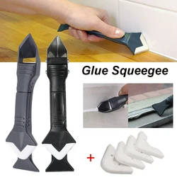 5 In1 Silicone Remover Caulk Finisher Sealant Smooth Scraper Grout Kit Tools With Seam Tape Plastic Hand Tools Set Accessory