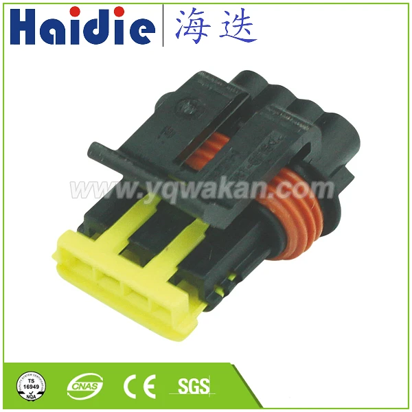 

Free shipping 5sets 4pin Auto Electri wire harness plastic Motor plug throttle sensor connector 444046-1