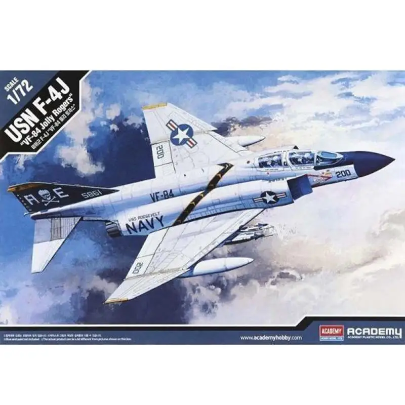 

Academy 12529 1/72 USN F-4J VF-84 Jolly Rogers Aircraft Plastic Model Kit