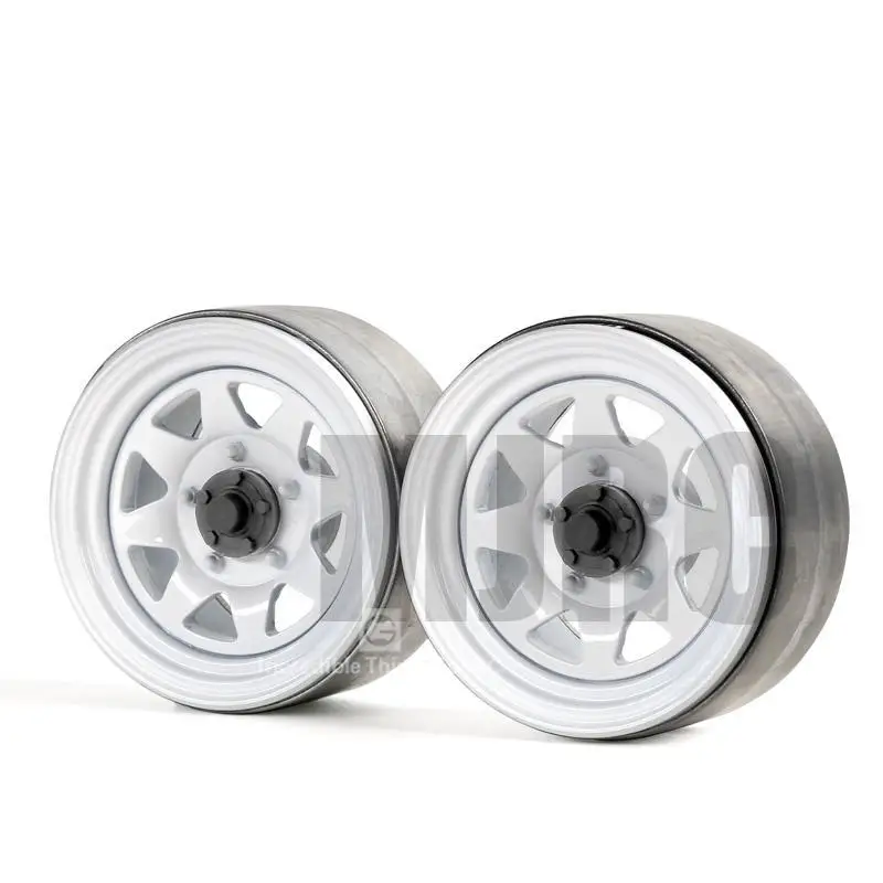 4pcs 1.9inch Metal Wheel Hub Rim Beadlock For 1/10 Rc Crawler Car Traxxas Trx4 Bronco Rc4wd D90 D110 Axial Scx10 90046 Rgt Jimny