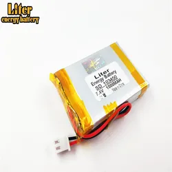 Złącze XH2.54-2P 7,4 V 1000 mAh 103450   Polimerowa bateria litowo-jonowa do miernika pola satelitarnego SATLINK TV WS-6933, WS-6923