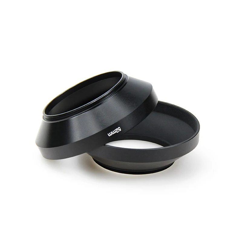 10 قطعة/الوحدة 37 مللي متر 39 مللي متر 40.5 مللي متر 43 مللي متر 46 مللي متر كاميرا معدنية عدسة هود زاوية واسعة المسمار في جبل عدسة هود لكانون نيكون لسوني Pentax