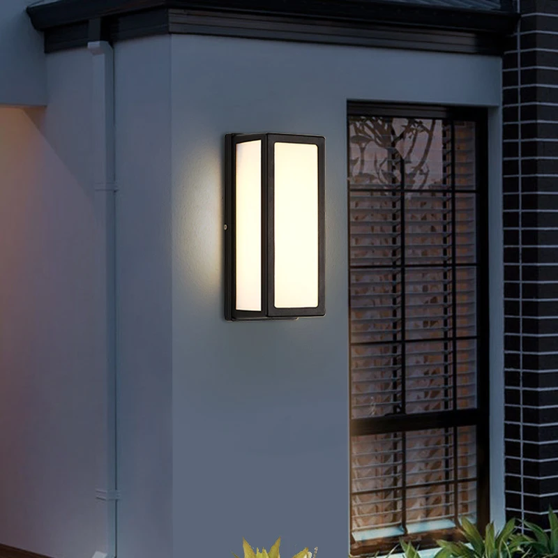 

18W LED Aluminum Wall Light Waterproof IP54 Porch Light Wall Sconce Modern LED Wall Lamp Courtyard Garden Outdoor Light