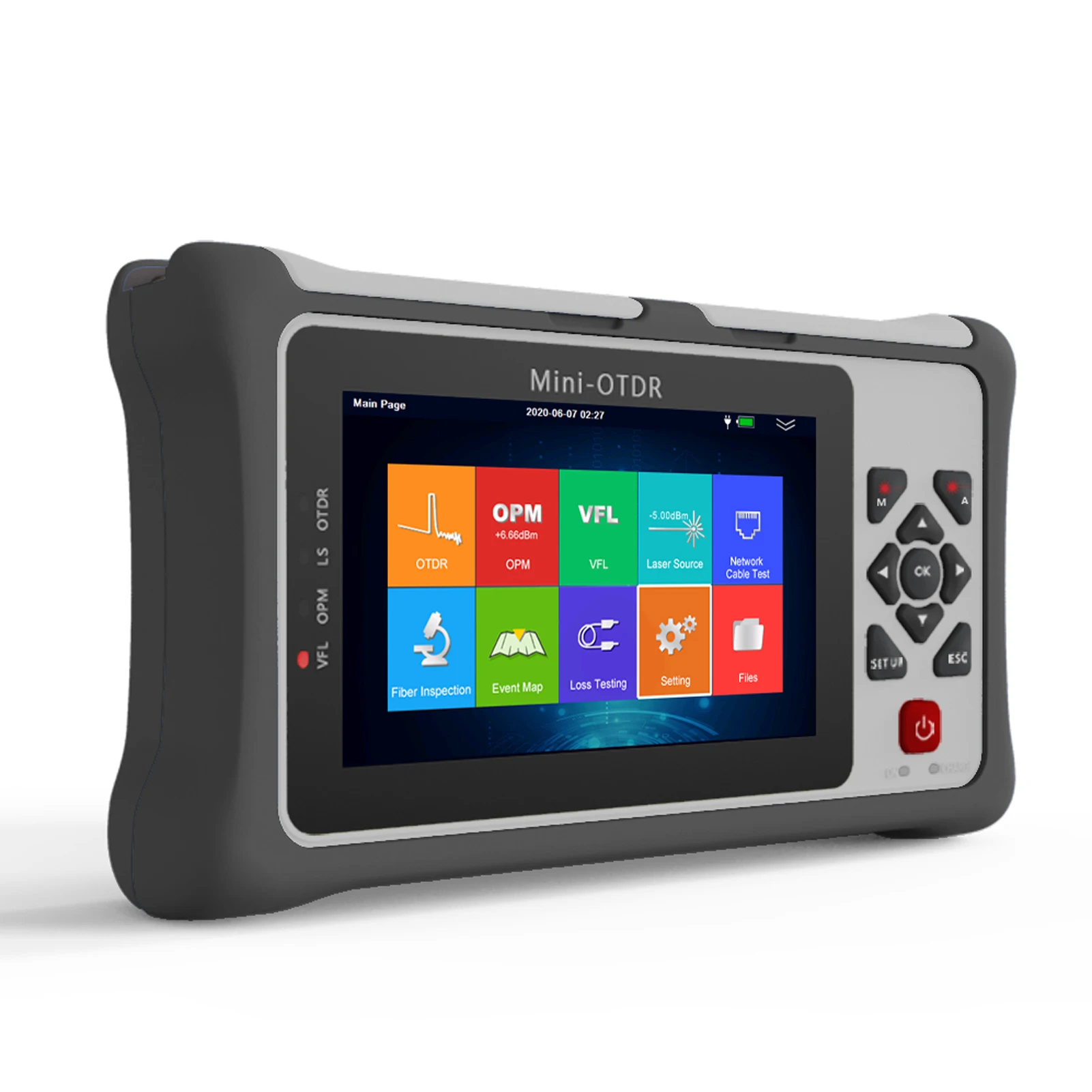 Engels menu MINI-OTDR 60-120KM - Optical Time Domain Reflectometer Otdr 1310 1550Nm recensie en prijs