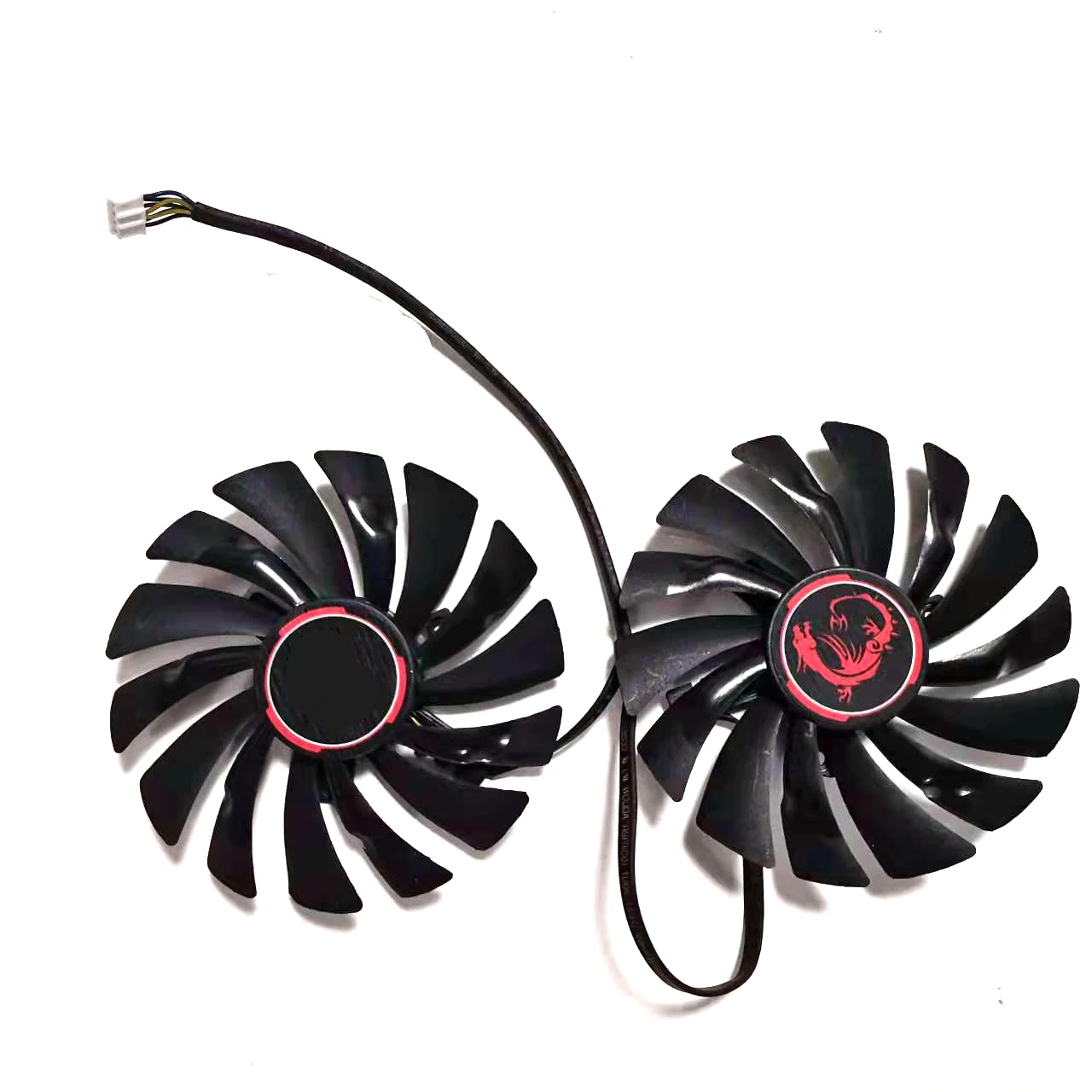 PLD10010S12HH 2 teile/los 4pin für MSI GTX980TI GTX960 GTX950 R9 380 R9 390 R9 390X grafikkarte fan