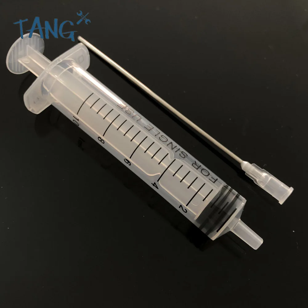 4PCS Ink Refill Tool 10ml Syringe With Blunt Needle For EPSON Canon HP Brother CISS Tank Refillable Cartridge Refilling Ink Kit
