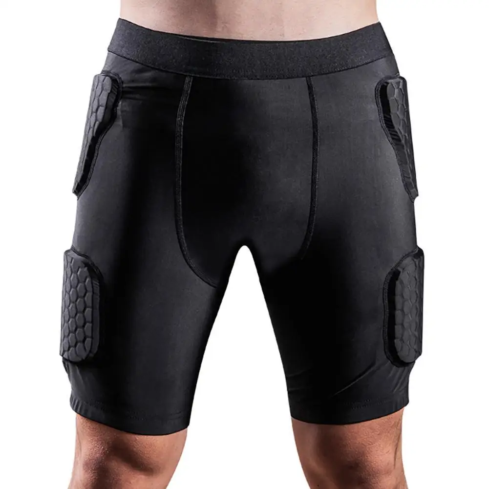 Anti collision Men Soccer Football Basketball Padded Shorts