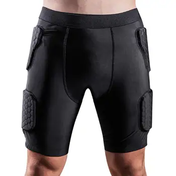 Anti collision Men Soccer Football Basketball Padded Shorts