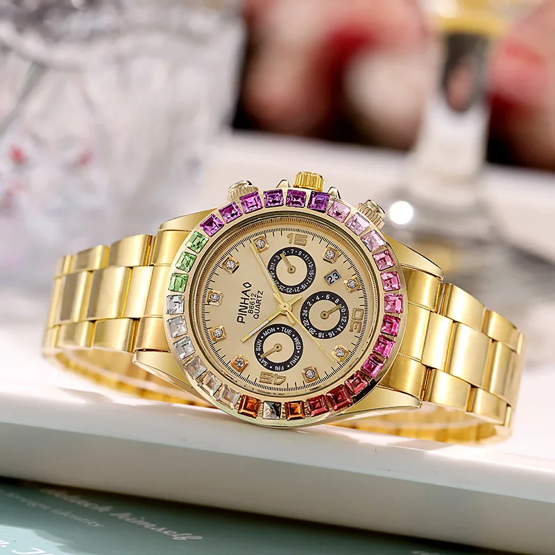 2021 Rhinestone Women Quartz Watch Luxury Brand Top Quality Waterproof Relogio Feminino  reloj mujer acero inoxidable lady watch