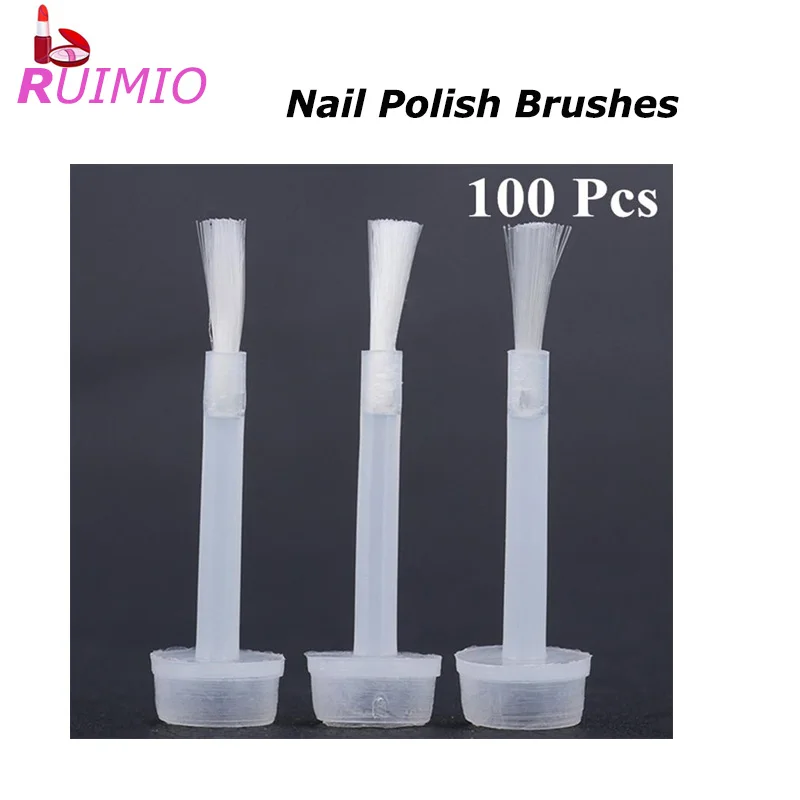 Pennello per unghie pennelli per smalto Replacementliquid Artdipping Applicator Dip teste di polvere acrilica usa e getta Set per Manicure unghie