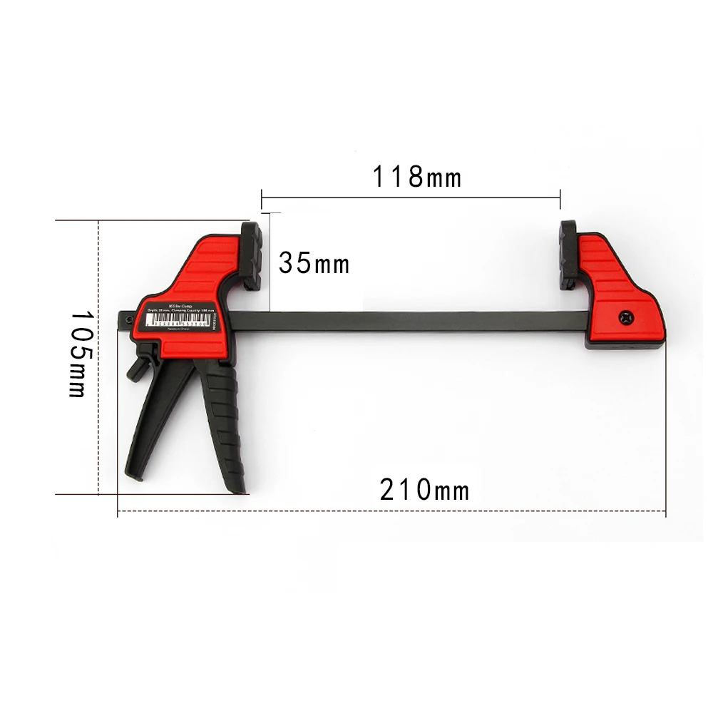 HOT SELLING  4/3/2pc 4 Inch F Clip Quick Ratchet Release Speed Squeeze WoodWorking Work Bar F Clamp DIY Hand Tool