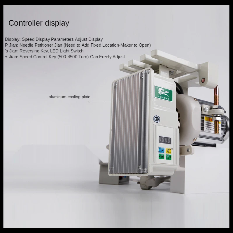 220V 600W Industrial Sewing Machine Servo Motor Permanent Magnet Brushless Low Noise Adjustable Speed Copper Wire Dc