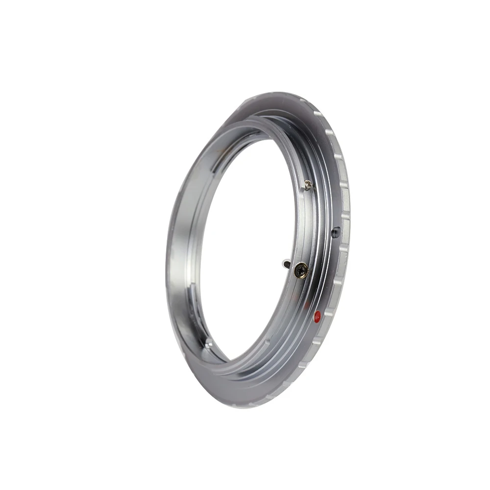 Silver OM-EOS Lens Mount Adapter Ring For Olympus OM mount (Not 4/3 system) Lens to Canon EOS EF / EF-S mount Camera