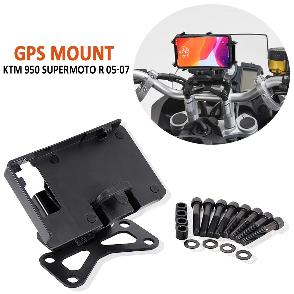 NEW 2005-2007 For 950 Supermoto /R Motorcycle Accessories Phone Holder GPS Navigator Mounting