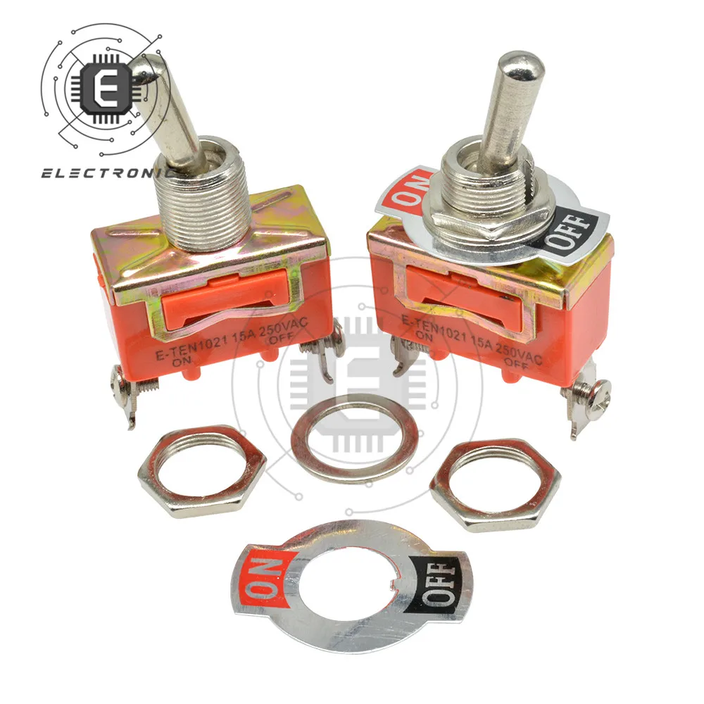 Interruptor de palanca Original, 250V/15A, E-TEN1021/1121/1122/1221/1321/1322, 29x14,5 MM, 31x19,8 MM, en Stock