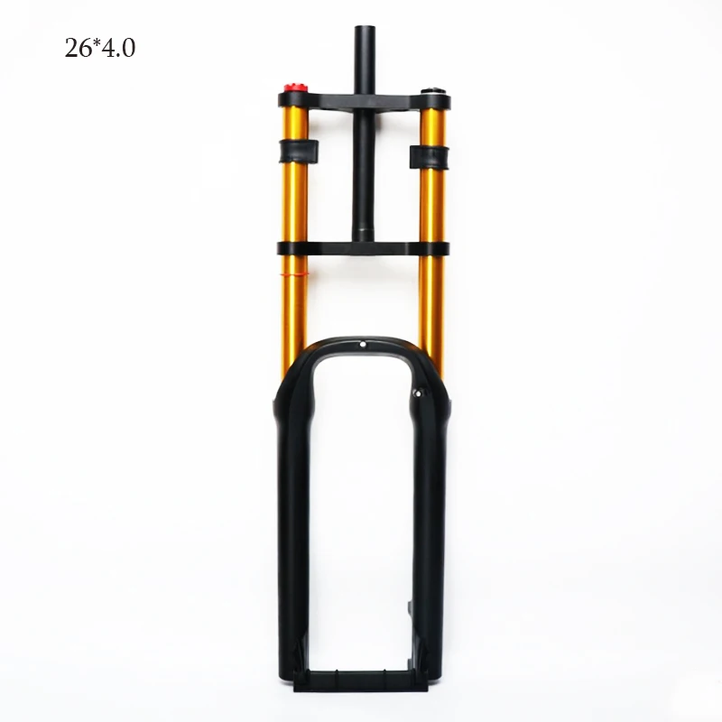 TAOZIK Fat Bike 26 ER 4.0 135mm Shock Absorb Snow Beach Bicycle Front Fork Air Suspension