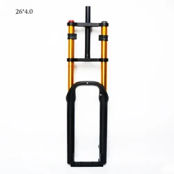 TAOZIK Fat Bike 26 ER 4.0 135mm Shock Absorb Snow Beach Bicycle Front Fork Air Suspension