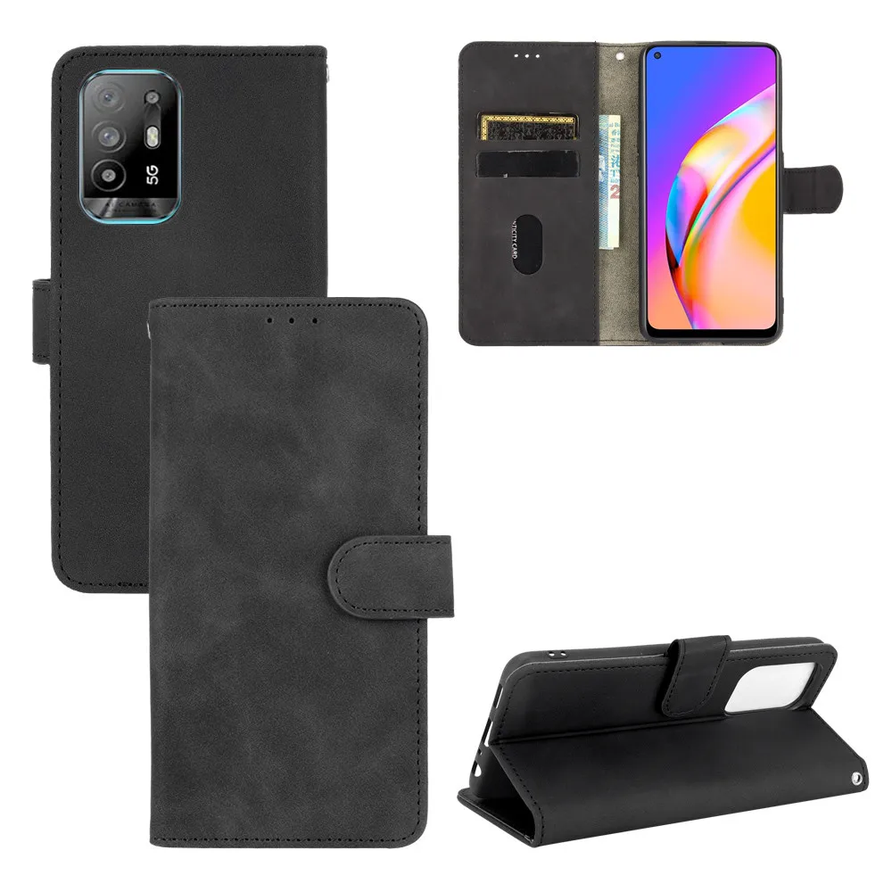 

For Oppo F19 Pro Plus Case Luxury Flip PU Leather Card Slots Wallet Stand Case For OPPO F19 F 19 OPPOF19 Phone Bags