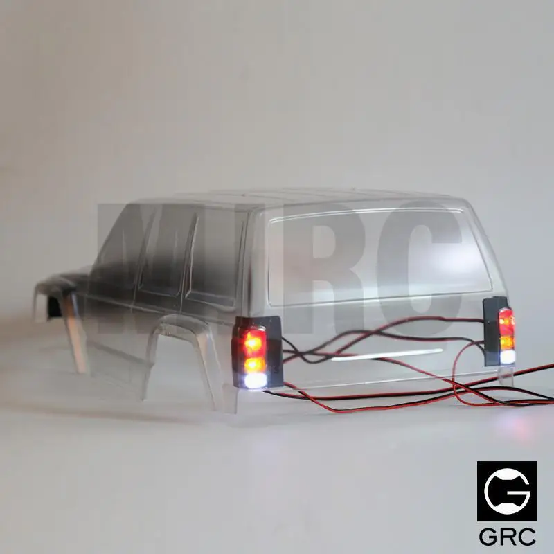 

Модель автомобиля GRC, чашка, трехцветная крышка заднего фонаря, запасные части для радиоуправления, аксессуар для 90046, осевой SCX10 90047 90046