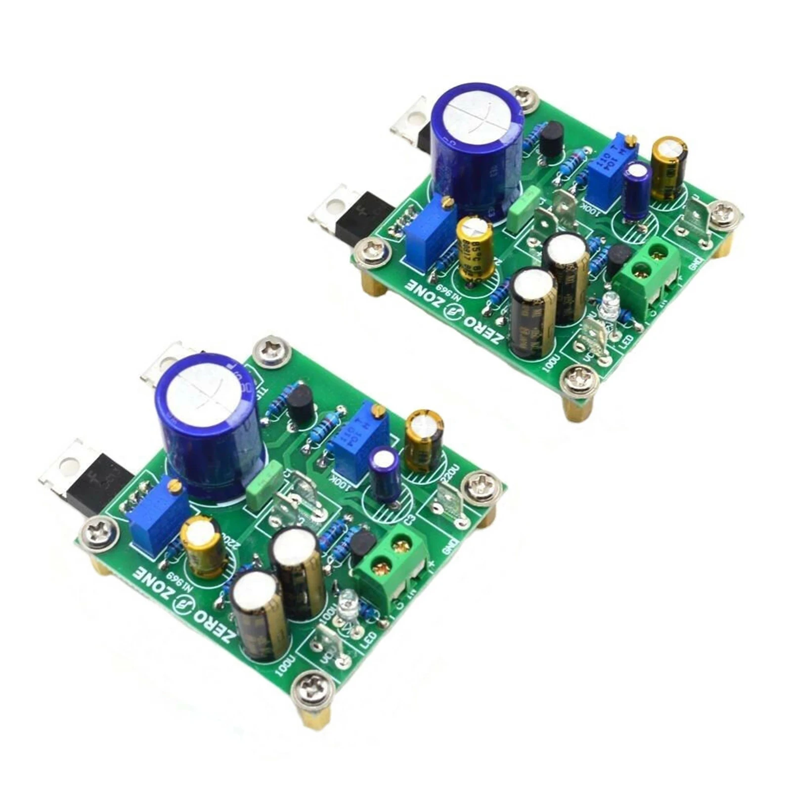 One Pair HIFI TIP41C-JLH1969 2 Channel Single-ended Class A Finished Power Amp Board ( 2 Boards)