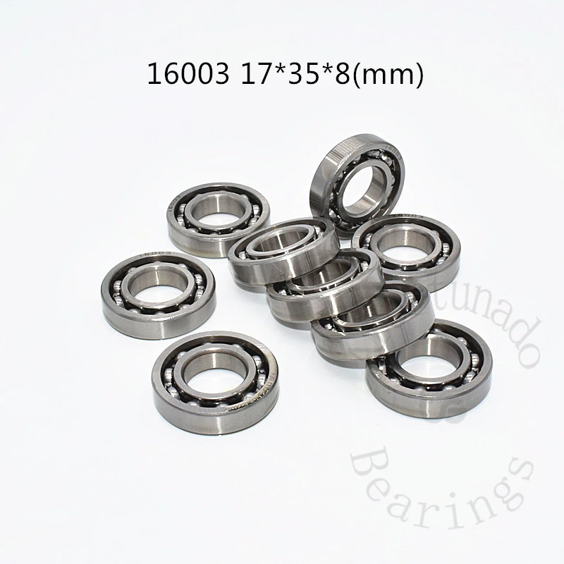 Bearing 1pcs 16003 17*35*8(mm) chrome steel High speed Mechanical equipment parts