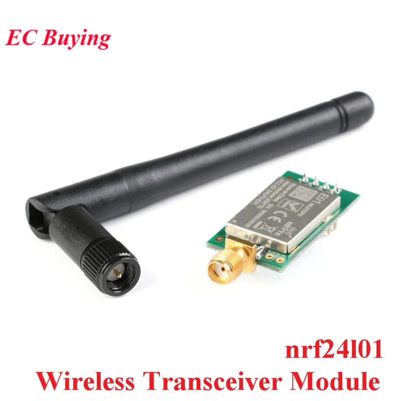 Long Range E01-ML01DP5 ML01DP5 Ebyte 20dBm 2100m SPI NRF24L01+PA+LNA 2.4GHz RF Wireless Transceiver Module Antenna with Shield