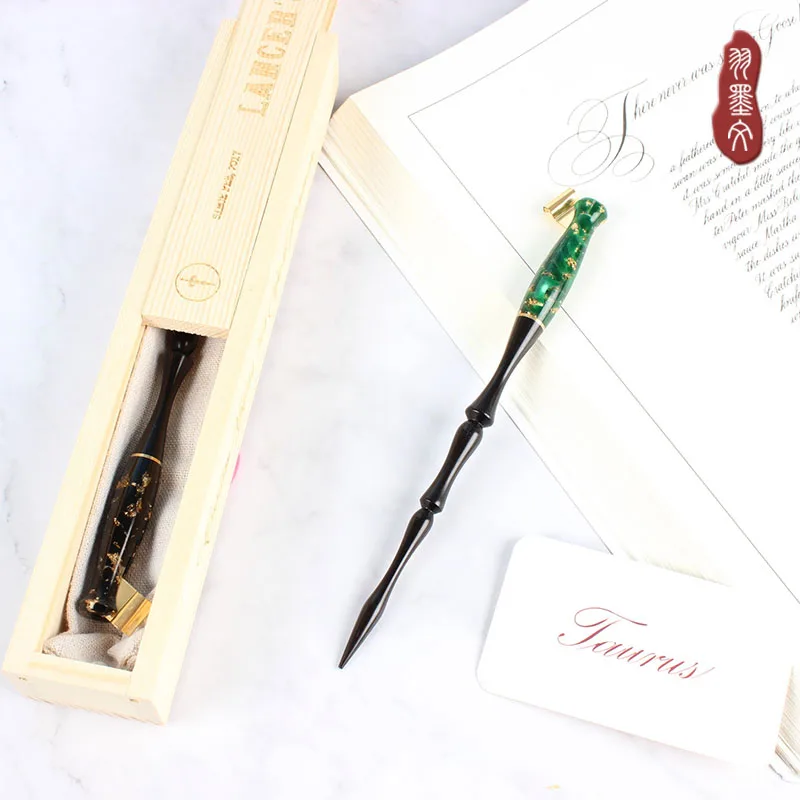 portapenne-di-lusso-penna-calligrafia-inglese-dip-pen-es-lancer-designe-style-con-confezione-in-scatola-di-legno