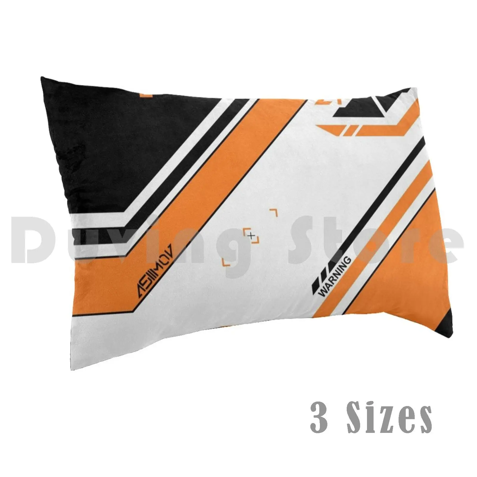 Counterstrike Asiimov Funda de almohada con textura de piel DIY 50 * 70 Counterstrike Csgo Asiimov Skin Skin Game Naranja