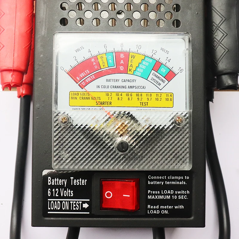 Tester di carico batteria 100A e Tester di tensione, Tester batteria auto facile da usare, funziona su camion, camper, carrelli da Golf