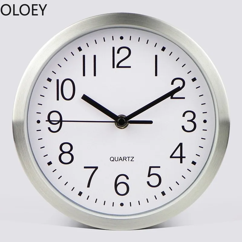 Modern Design Metal Silent Wall Clock Hidden Stash Living Room Small Wall Watch Bedroom Orologio Parete Home Decor Clocks