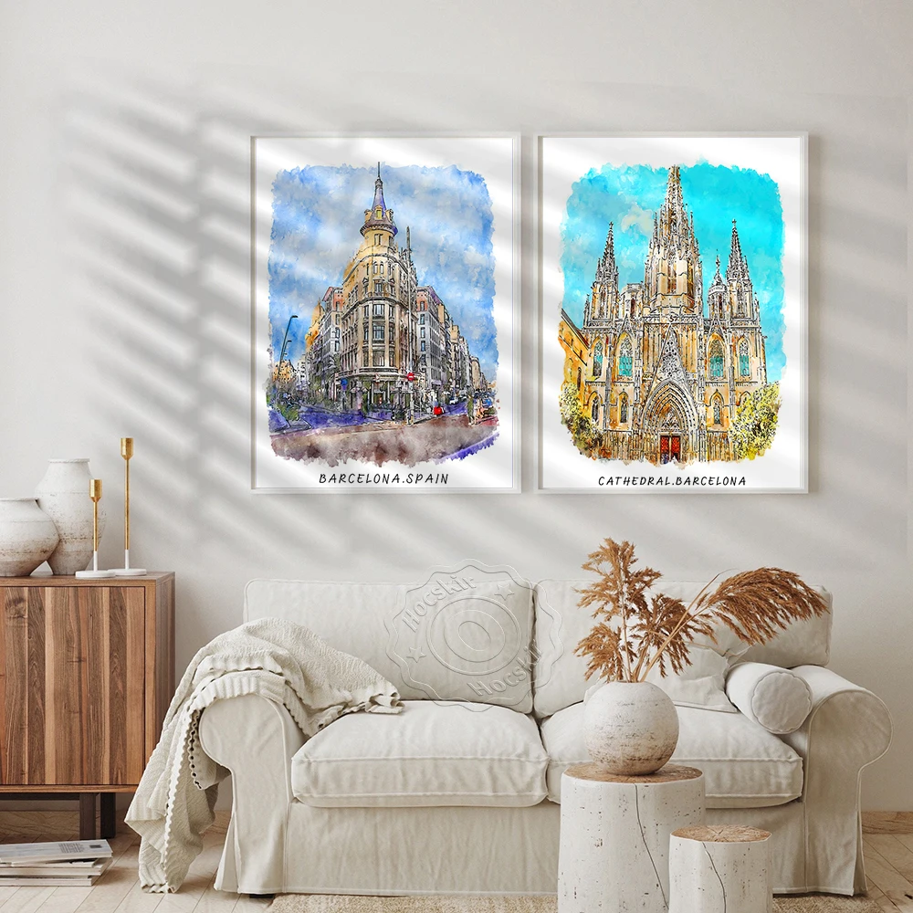 Druk akwarelowy, plakat podróż – Germany Home Decor recenzja i cena